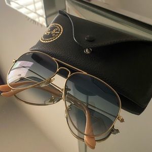 Ray-ban aviator ombre sunglasses